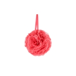 Mega Crafts - 6" Artificial Flower Pomander Kissing Ball - Coral