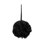 Mega Crafts - 8" Artificial Flower Pomander Kissing Ball - Black