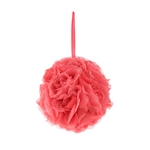 8" Artificial Flower Pomander Kissing Ball - Coral