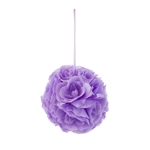 8" Artificial Flower Pomander Kissing Ball - Lavender