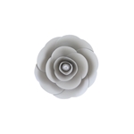 8" Paper Craft Pedal Flower - Silver