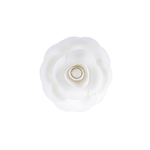 Mega Crafts - 8" Paper Craft Pedal Flower - White