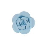 8" Paper Craft Pedal Flower - Aqua