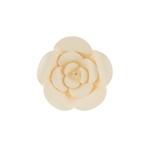 8" Paper Craft Pedal Flower - Ivory