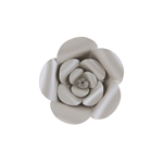 8" Paper Craft Pedal Flower - Silver