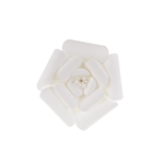 8" Paper Craft Pedal Flower - White