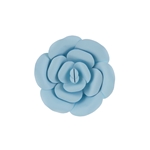 8" Paper Craft Pedal Flower - Aqua