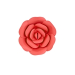 8" Paper Craft Pedal Flower - Coral