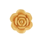 8" Paper Craft Pedal Flower - Gold