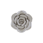 8" Paper Craft Pedal Flower - Silver