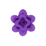 8" Paper Craft Pedal Flower - Purple