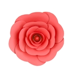 Mega Crafts - 12" Paper Craft Pedal Flower - Coral