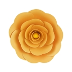 12" Paper Craft Pedal Flower - Gold