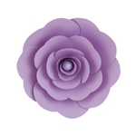 Mega Crafts - 12" Paper Craft Pedal Flower - Lavender