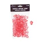 Mega Crafts - 1/2 Pound Acrylic Decorative Ice Rocks Cube - Coral