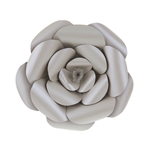 Mega Crafts - 12" Paper Craft Pedal Flower - Silver