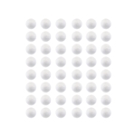 Mega Crafts - 48 pcs 1" Poly Foam Craft Ball