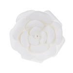 12" Paper Craft Pedal Flower - White