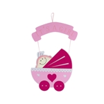 Mega Favors - Baby Carriage Party Fabric Decor - Pink