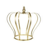 Mega Crafts - 12" Monarch Royal Crown without Rhinestones - Gold