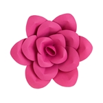 Mega Crafts - 12" Paper Craft Pedal Flower - Fuchsia