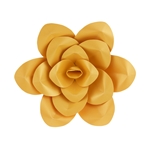 12" Paper Craft Pedal Flower - Gold