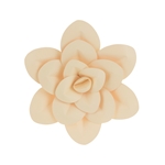 Mega Crafts - 12" Paper Craft Pedal Flower - Ivory