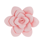 12" Paper Craft Pedal Flower - Pink