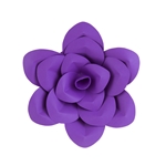 12" Paper Craft Pedal Flower - Purple