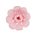 12" Paper Craft Pedal Flower - Pink