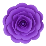 16" Paper Craft Pedal Flower - Purple