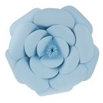 16" Paper Craft Pedal Flower - Aqua