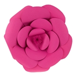 16" Paper Craft Pedal Flower - Fuchsia