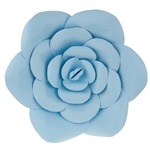 16" Paper Craft Pedal Flower - Aqua