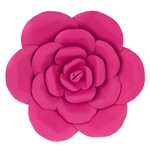 16" Paper Craft Pedal Flower - Fuchsia