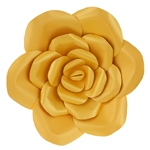 16" Paper Craft Pedal Flower - Gold