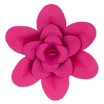 16" Paper Craft Pedal Flower - Fuchsia