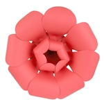 16" Paper Craft Pedal Flower - Coral