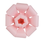 16" Paper Craft Pedal Flower - Pink