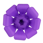 16" Paper Craft Pedal Flower - Purple