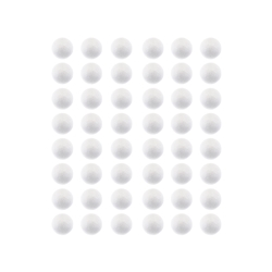 Mega Crafts - 48 pcs 1" Poly Foam Craft Ball