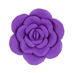 Mega Crafts - 12" Paper Craft Pedal Flower - Purple
