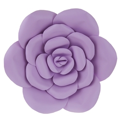 Mega Crafts - 16" Paper Craft Pedal Flower - Lavender
